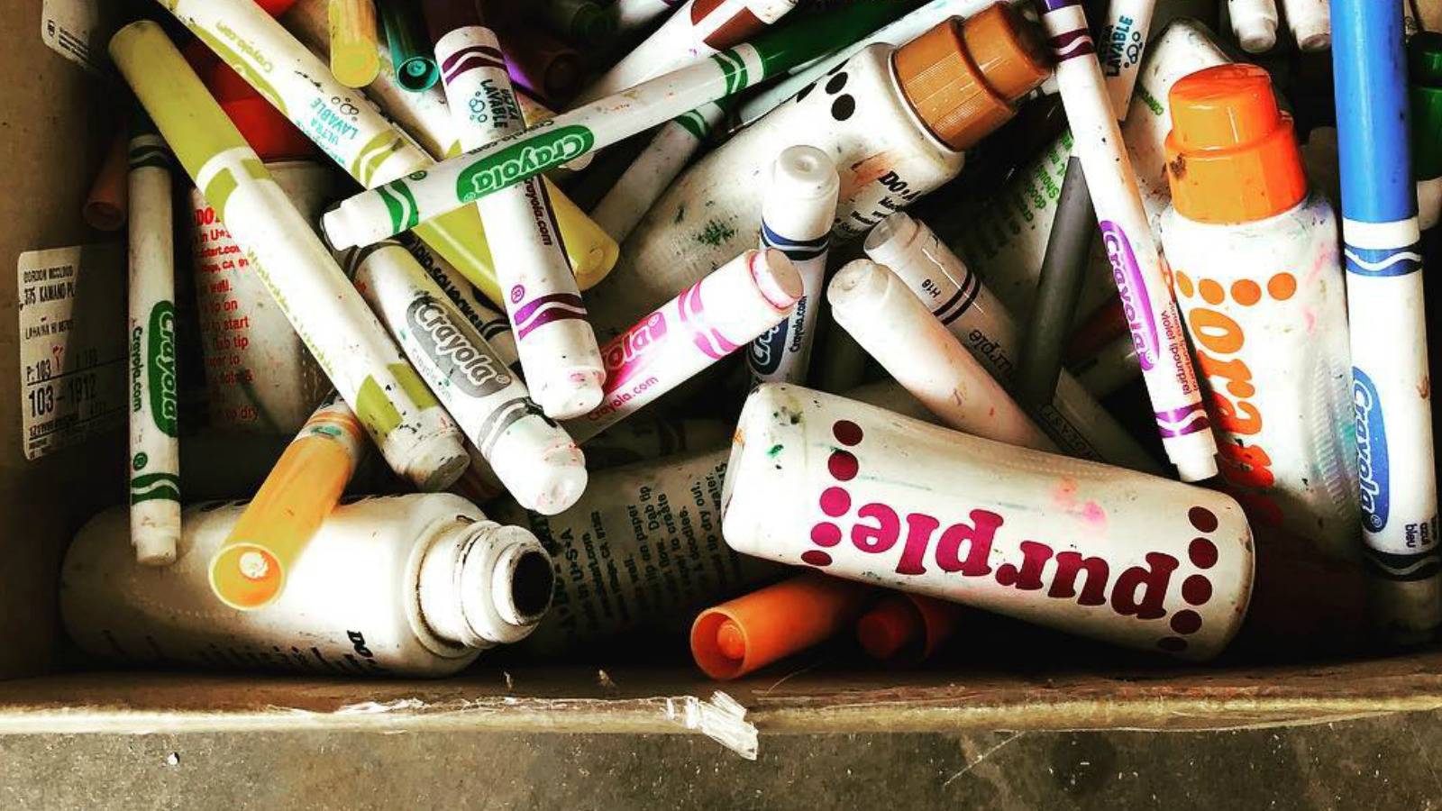 Donate Old & Dried-Out Markers To Crayola's Free Recycling Program