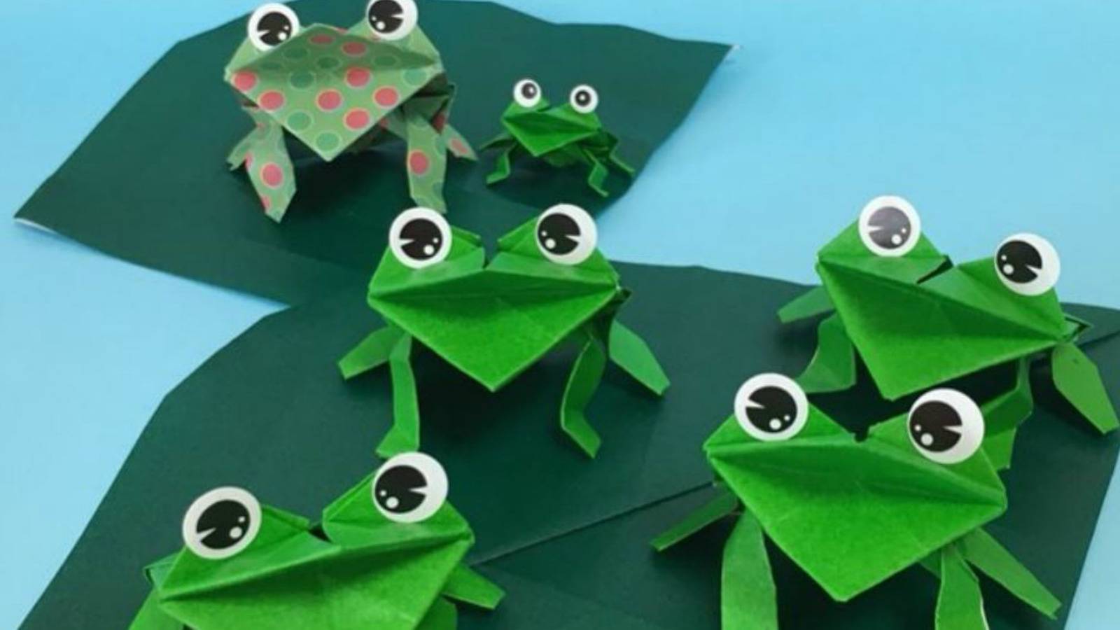 Origami Jumping Frogs Is The Perfect Activity To Keep Bored Kids Busy