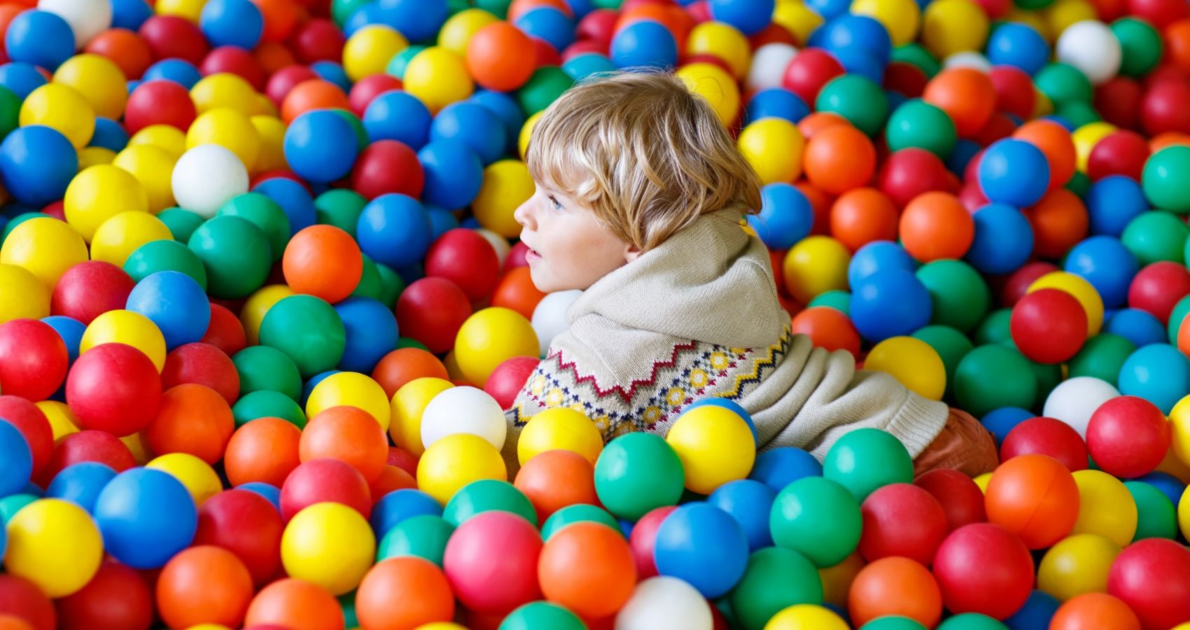 little kid ball pit