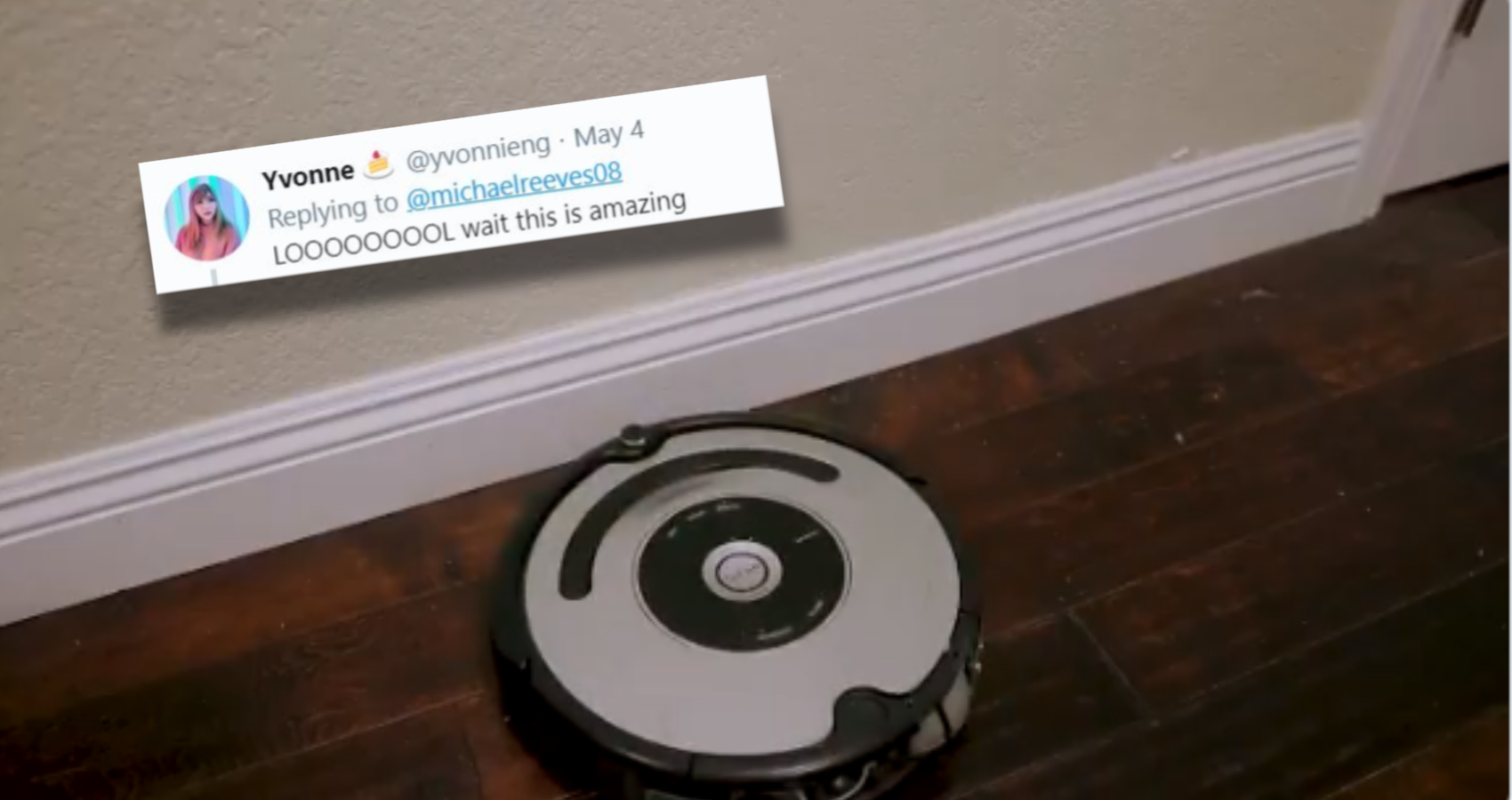 Modified Roomba Shouts Swear Words When It Hits Something