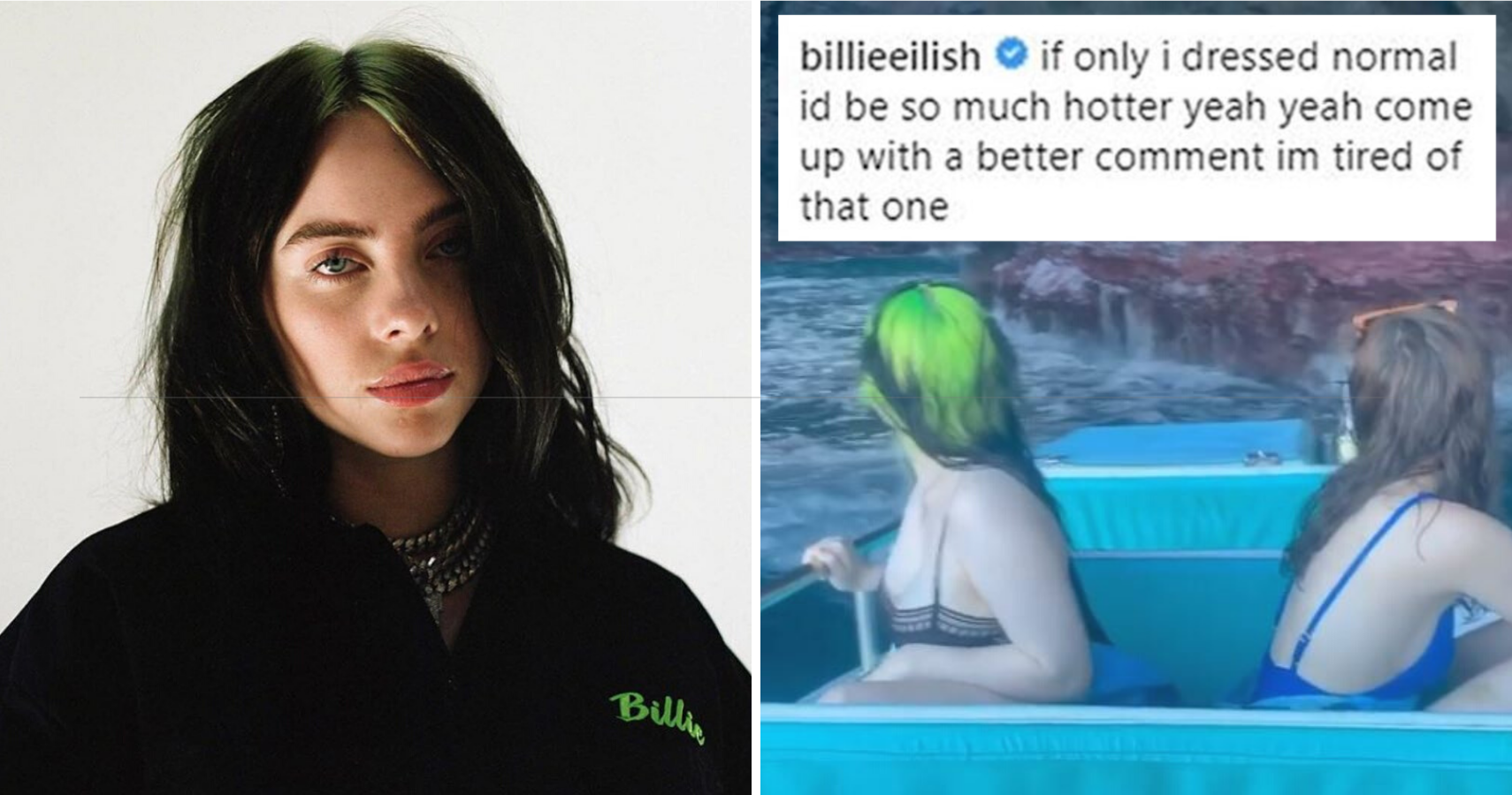 Billie eilish ditches the baggy clothes for stunning lingerie photos jacqui...