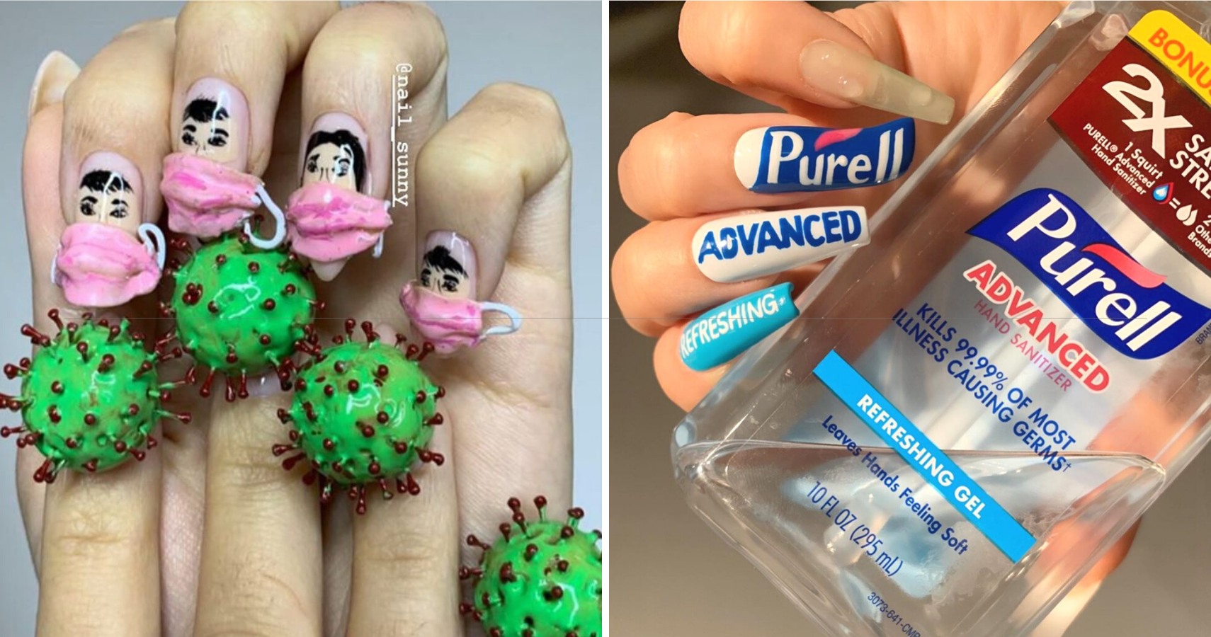 1. "Coronavirus-Inspired Nail Art Takes Over Social Media" - wide 7