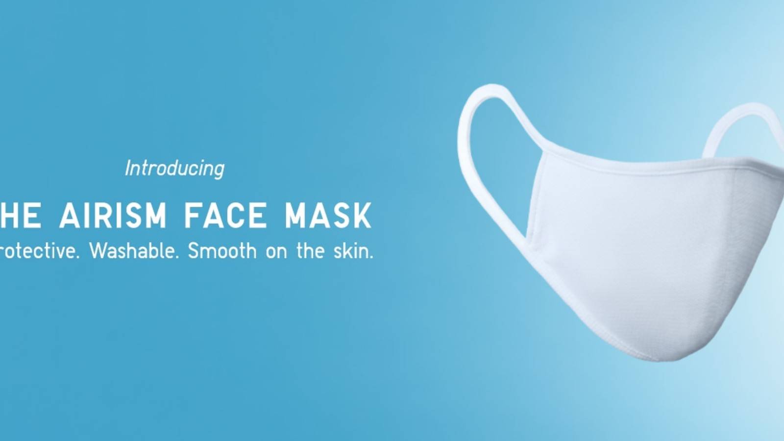 Uniqlo AIRism Face Mask Air Conditioned Feel