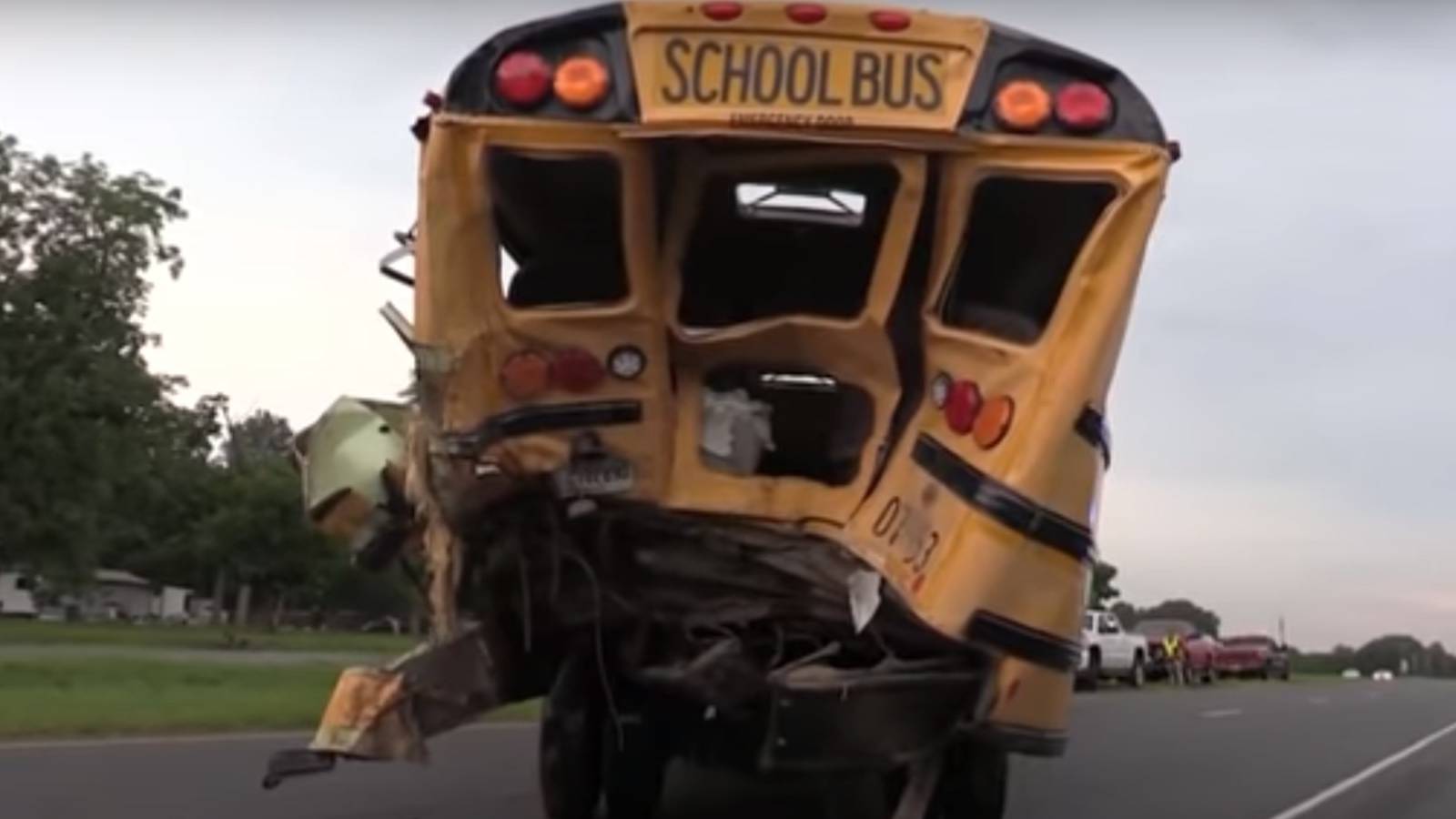 Truck Driver Died After School Bus Crash