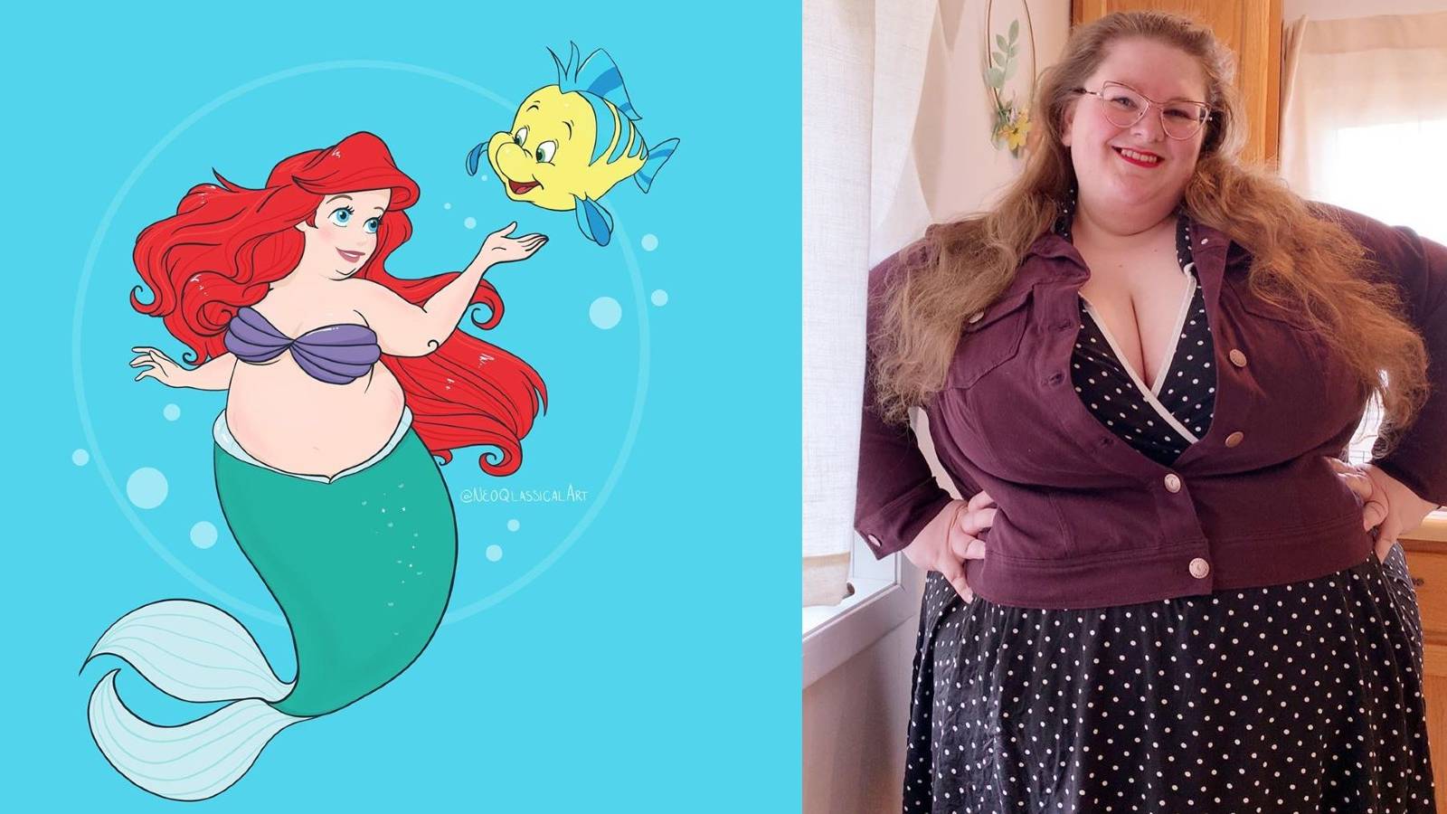 Disney Princesses With Varying Body Types