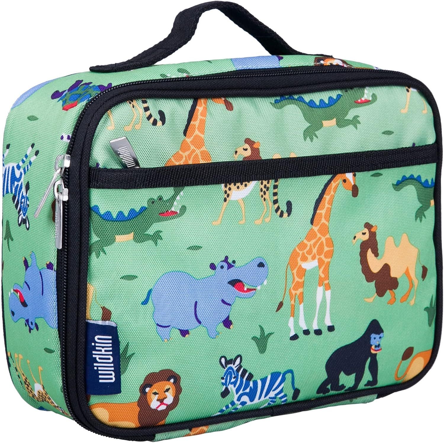 Wildkin Kids Insulated Lunch Box Bag (Blue Camo)