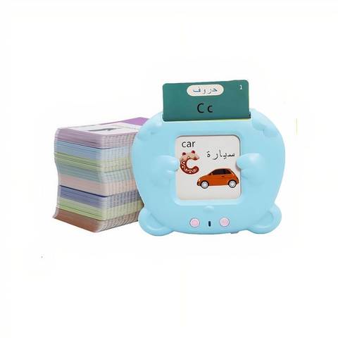 MAYAPHILOS Arabic & English Flash Cards, 510 Sight Words, Blue, Educational Toy for Toddlers 2-6 Years Old