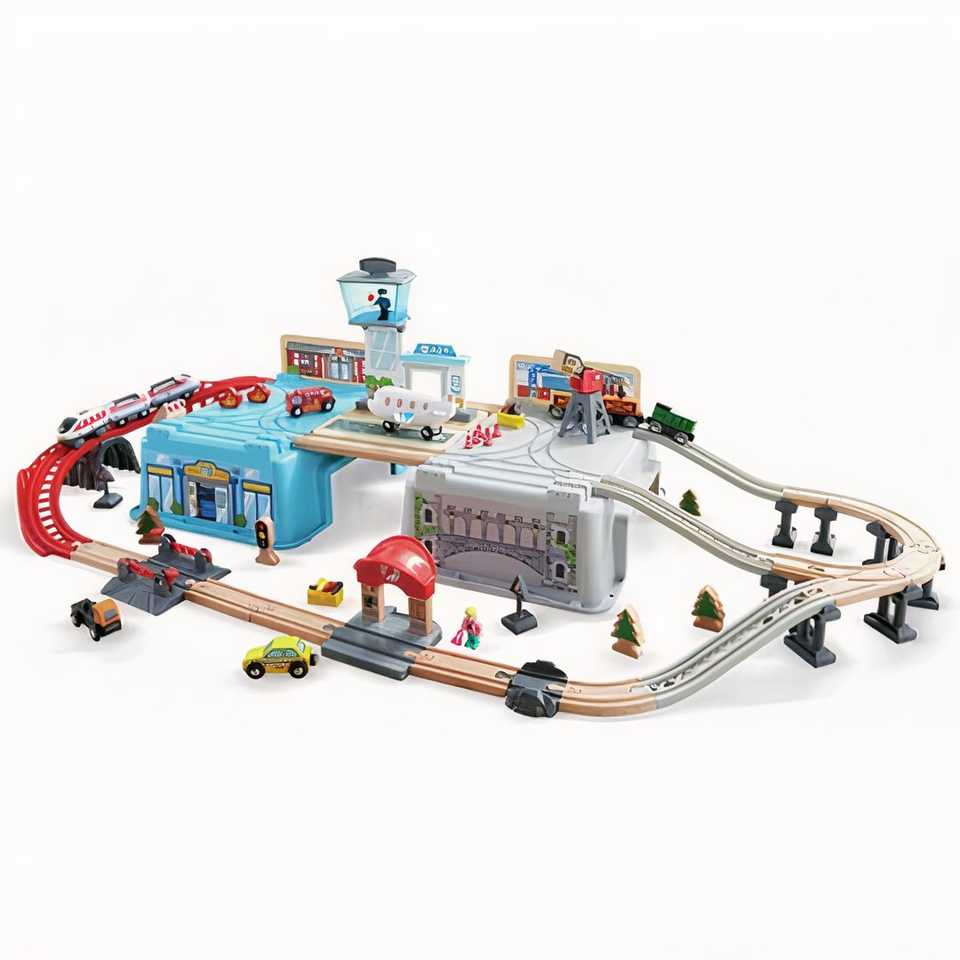 Best Hape Wooden Railway Sets For Classic Train Fun