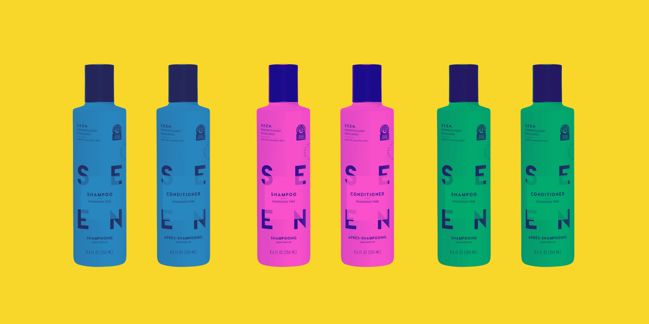 SEEN Fragrance-Free Shampoo & Conditioner Bundle for Sensitive Skin - 20% Off During Prime Big Deal Days