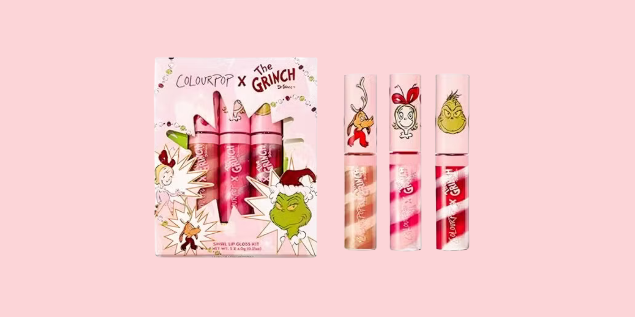 ColourPop x The Grinch: Festive Makeup Collection for the Holidays
